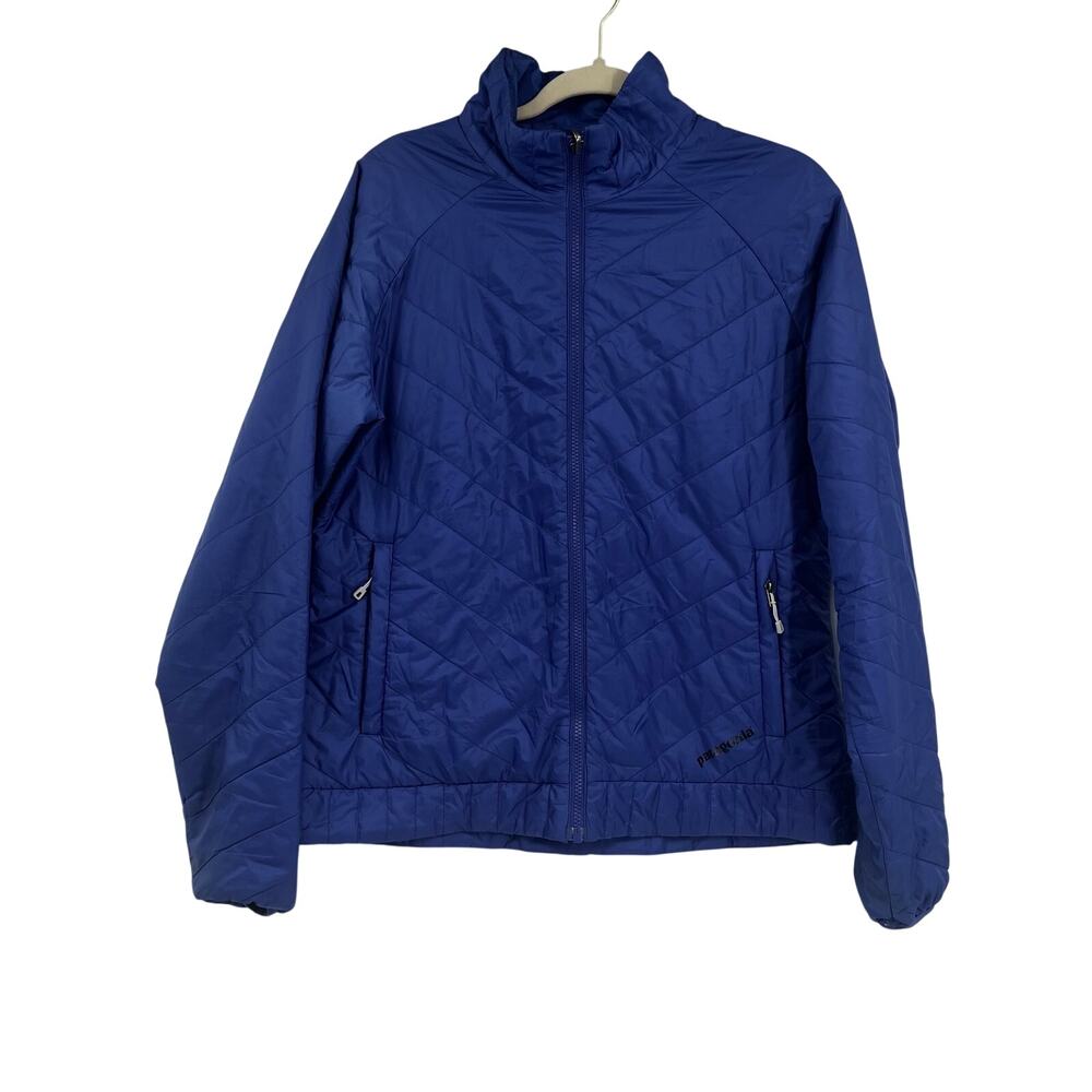 Patagonia Cobalt Royal Blue Light Quilted Puffer Coat Women’s Large